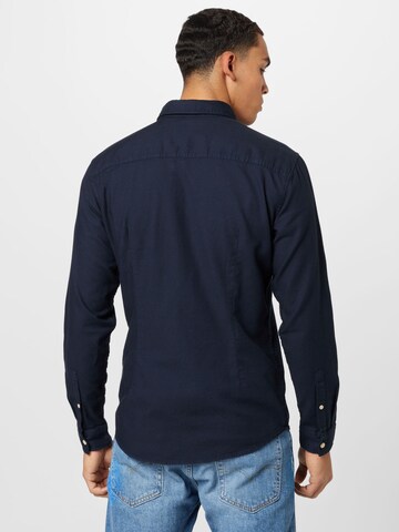 ESPRIT - Ajuste estrecho Camisa en azul