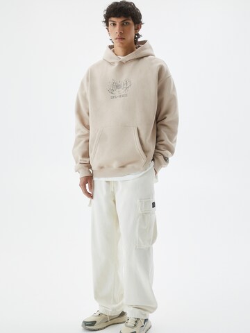 Pull&Bear Sweatshirt in Beige