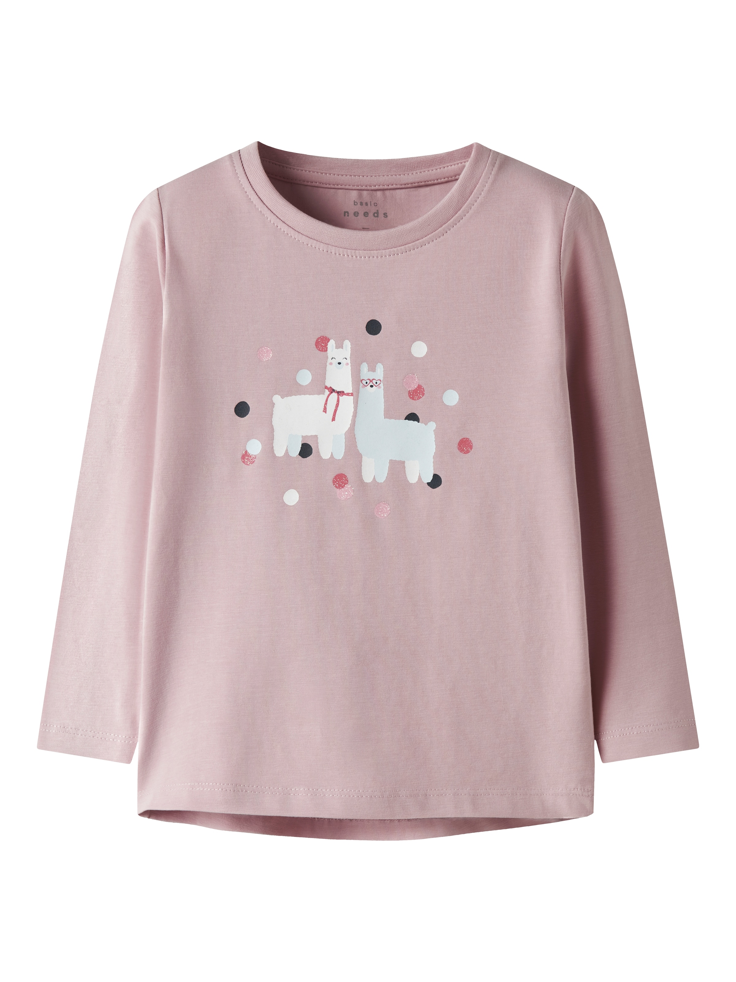 NAME IT Shirt 'NMFVIX' in Lila: voorkant