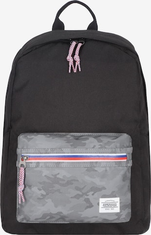 American Tourister Rucksack 'Upbeat' in Schwarz: predná strana