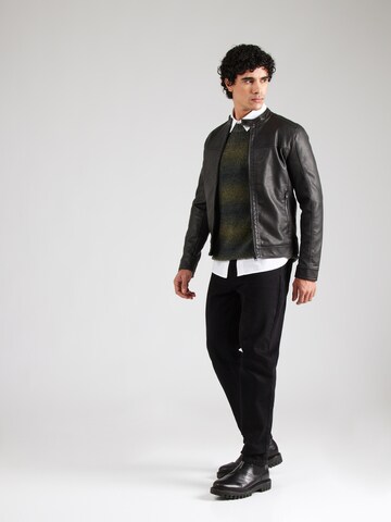Geacă de primăvară-toamnă 'Warner' de la JACK & JONES pe negru