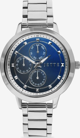 JETTE Analog Watch in Silver: front