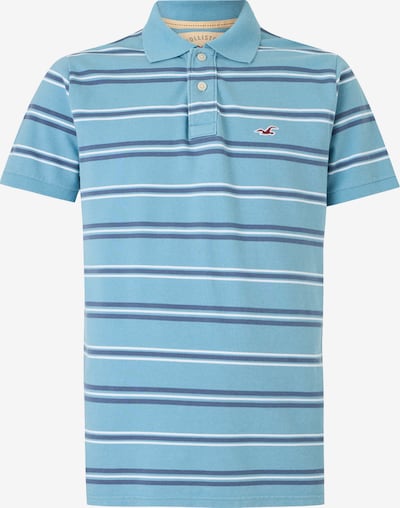 HOLLISTER Majica veličine S u opal / svijetloplava / bijela, Pregled proizvoda