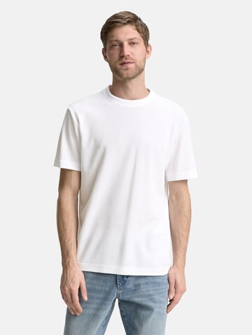 TOM TAILOR Shirt in Wit: voorkant