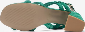 Bianco Sandaler med rem 'CHARLENE' i grøn