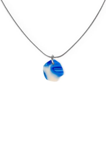 Chaîne 'Acetat Alice Silber' Fräulein Wunder en bleu