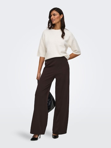 JDY Wide Leg Bukser 'JDYGeggo' i brun