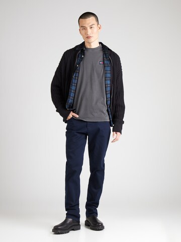 pilka Tommy Jeans Marškinėliai