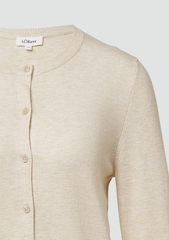 s.Oliver Strickjacke in Beige
