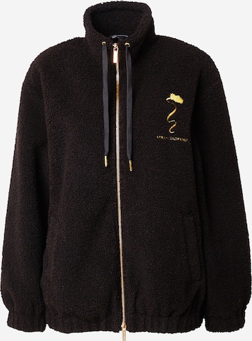 ARMANI EXCHANGE Fleece Jacket in Black: front
