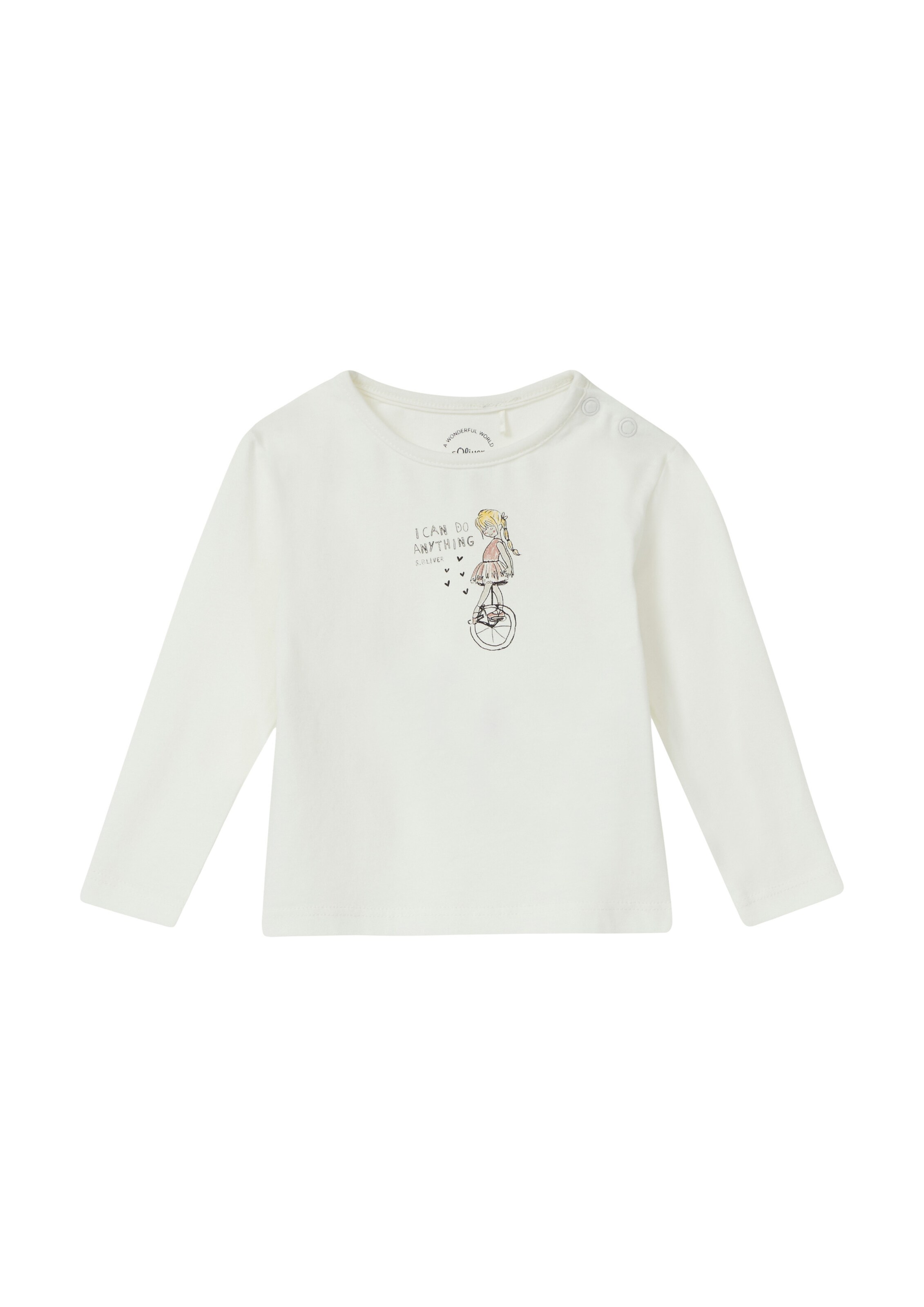 s.Oliver Shirt in Weiß: Vorderseite