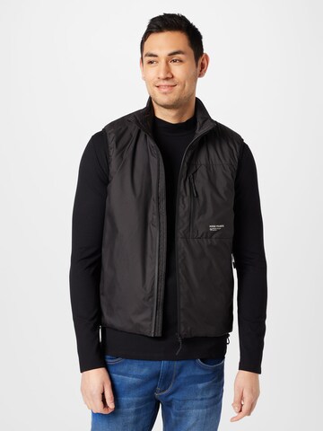Gilet 'Birkholm' di NORSE PROJECTS in nero: frontale