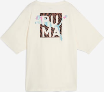 Maglia funzionale di PUMA in bianco