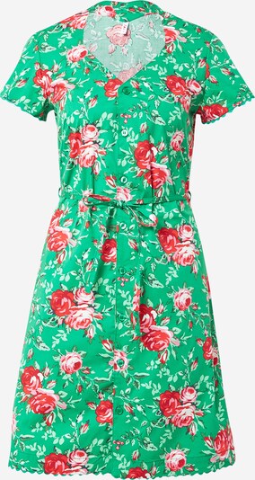 Blutsgeschwister Vestido camisero 'Fairy in the garden' en verde / rosa / rojo / blanco, Vista del producto