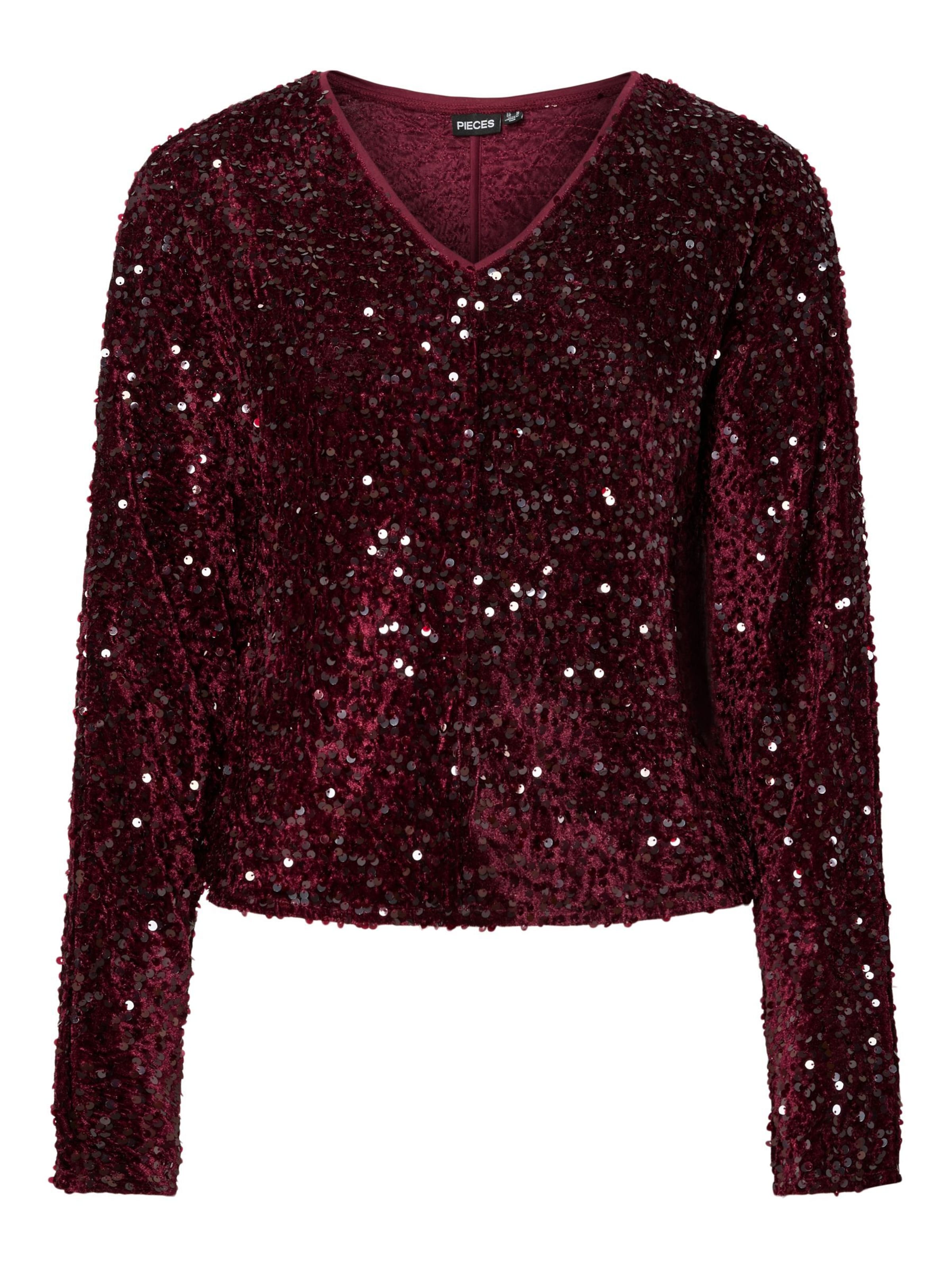 PIECES - Blusa 'PCKam' en rojo: frente