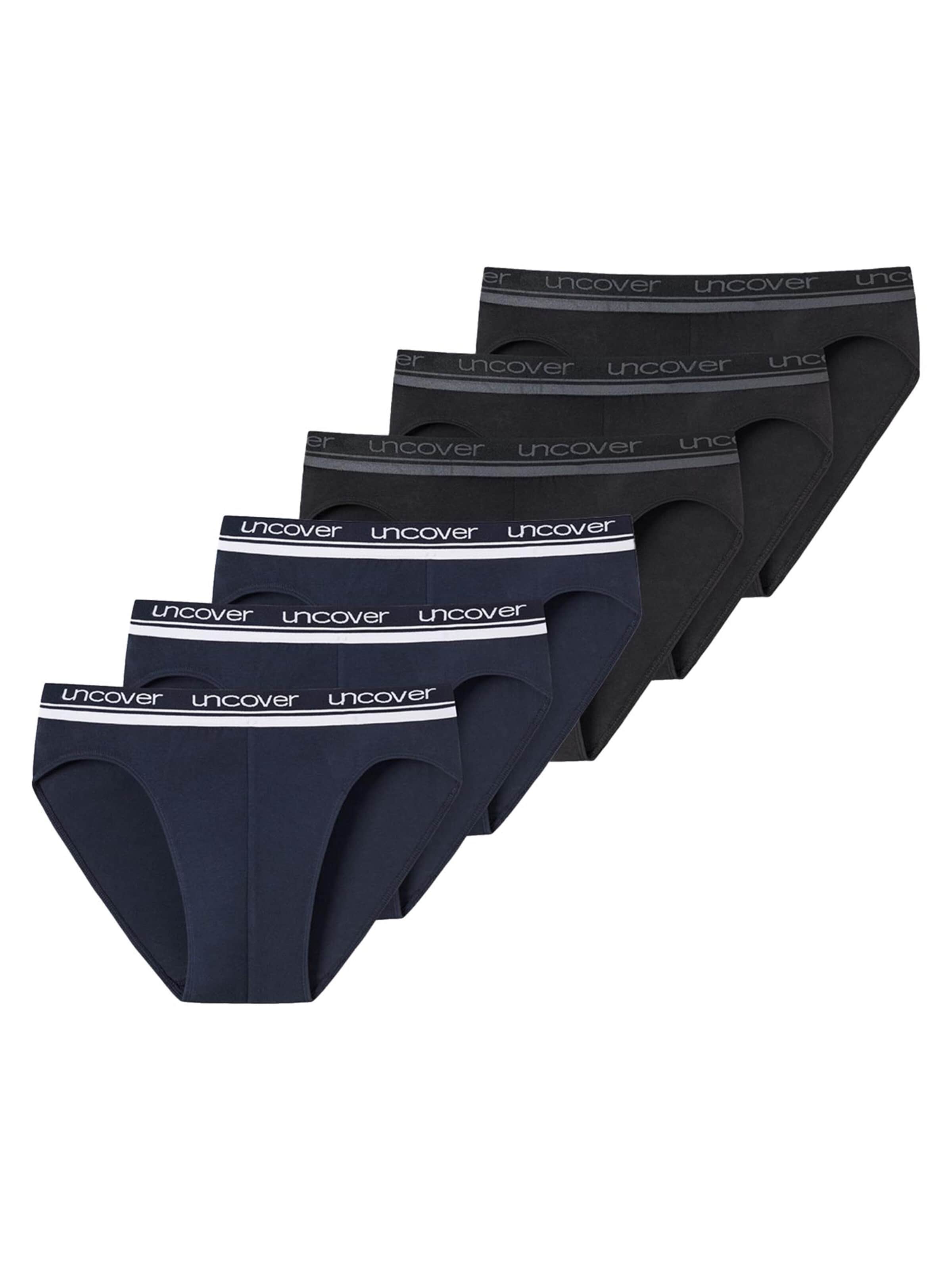 uncover by SCHIESSER Panty 'Basic' in S in Black denim, Item view