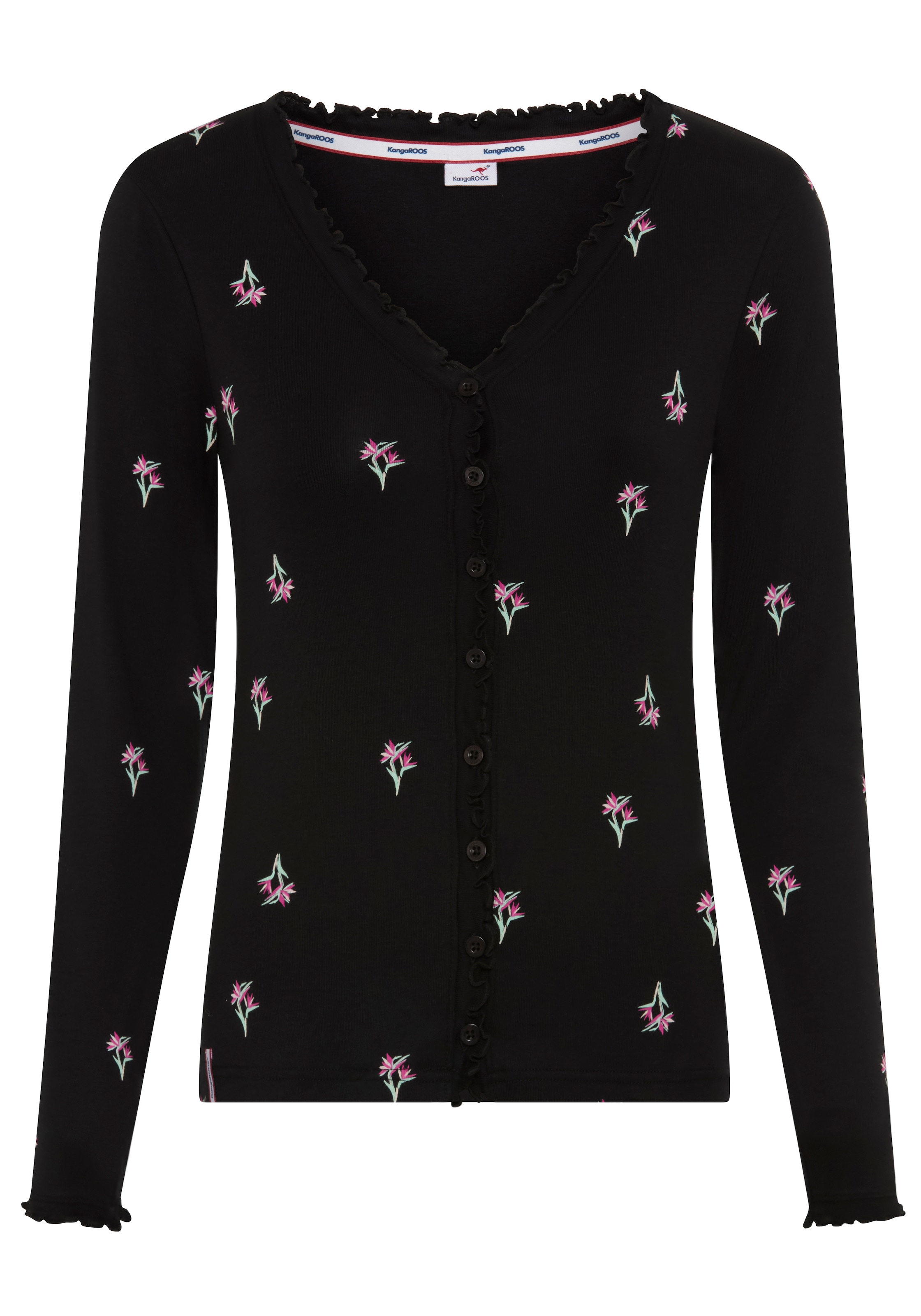 KangaROOS Shirt in Black: front