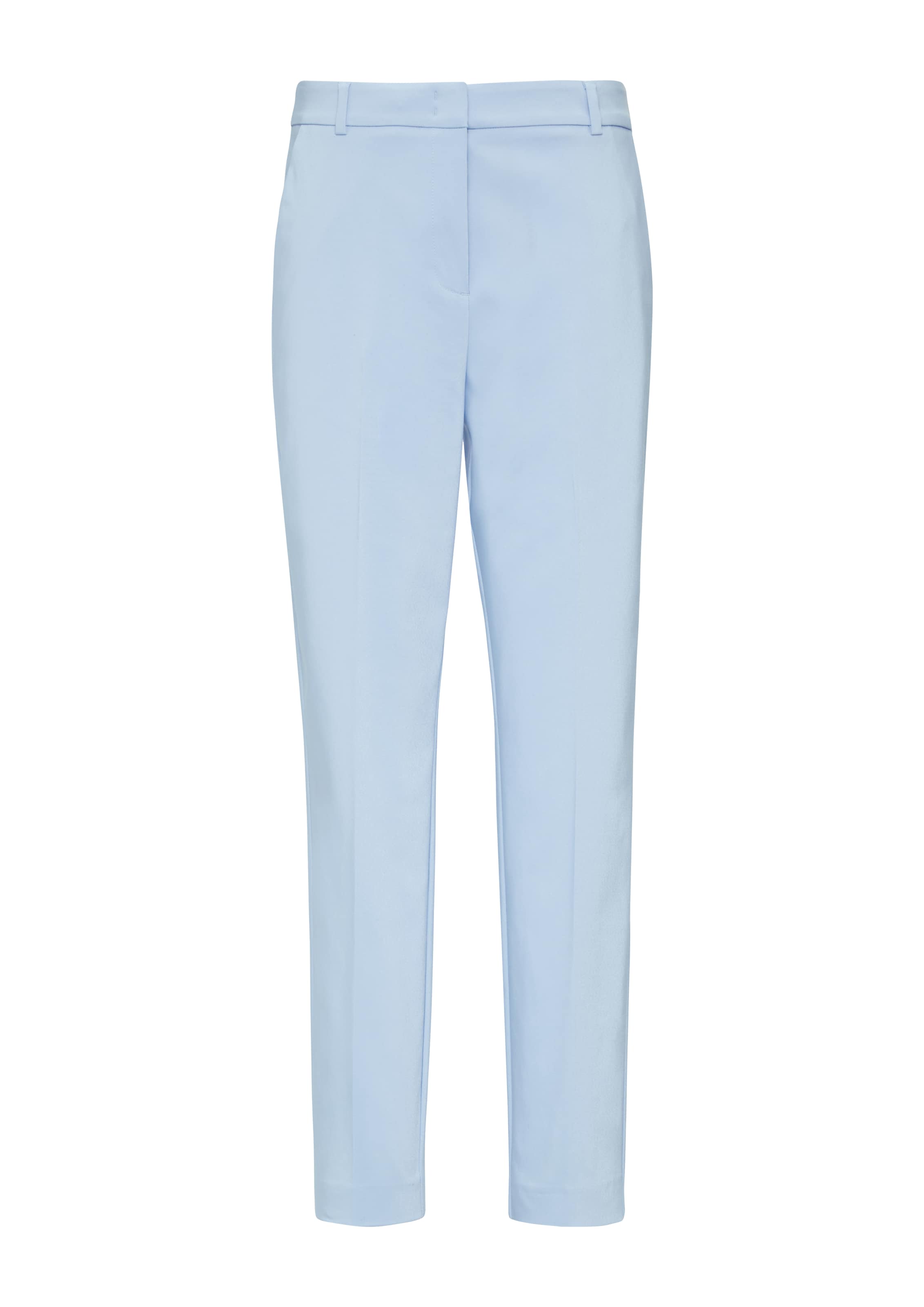 Pantalon à plis COMMA en bleu : devant