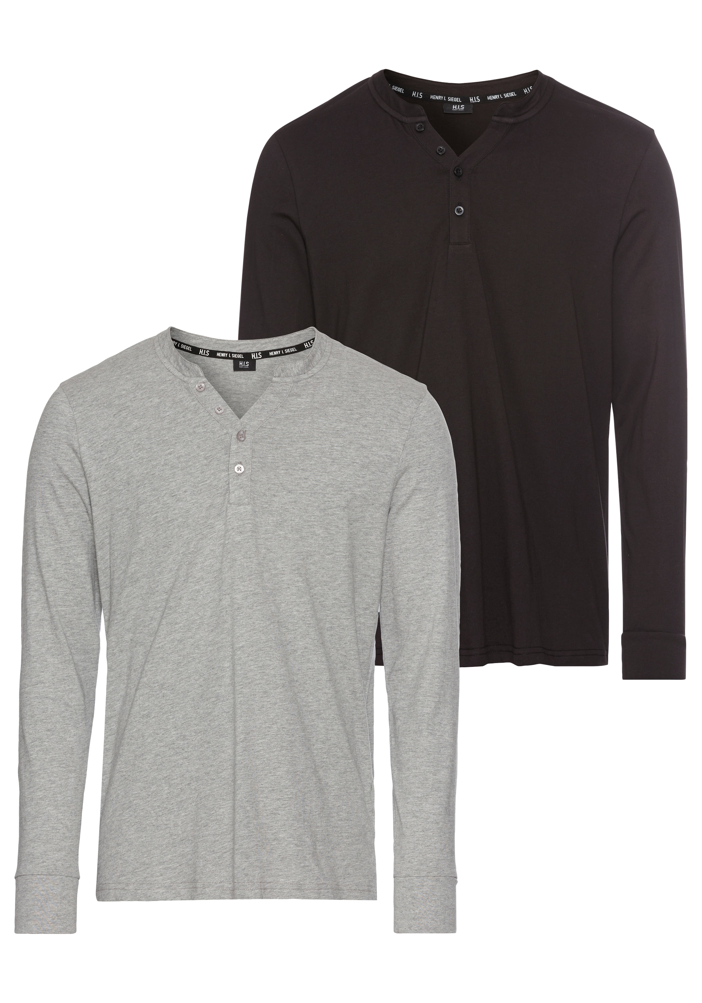 H.I.S EM Shirt in Grau: Vorderseite