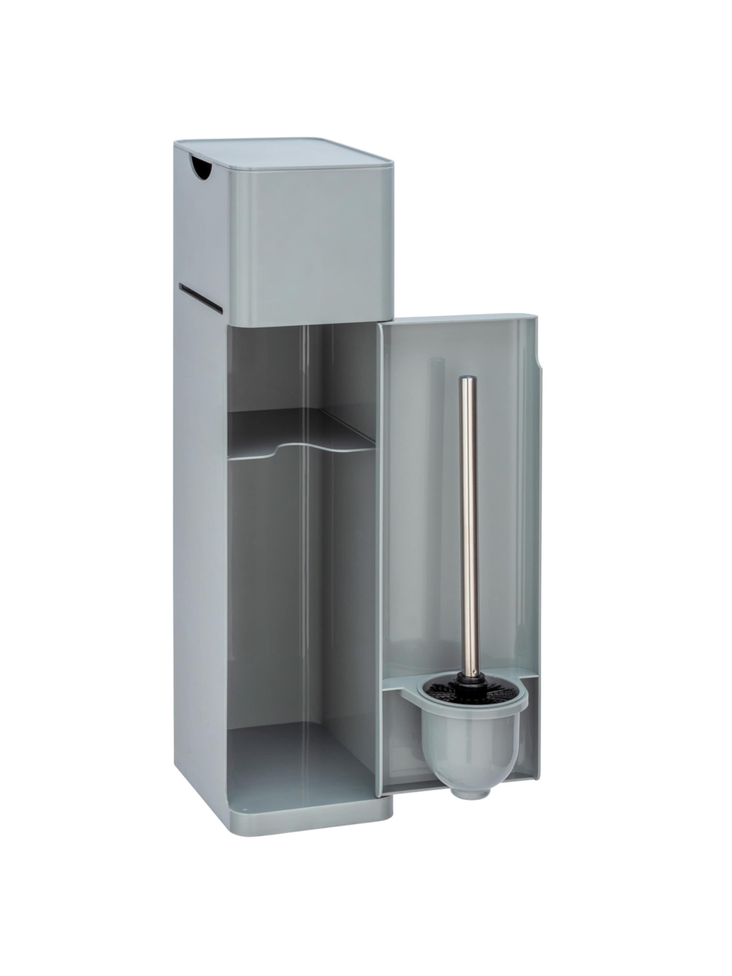 Wenko Stand WC-Garnitur in Grau
