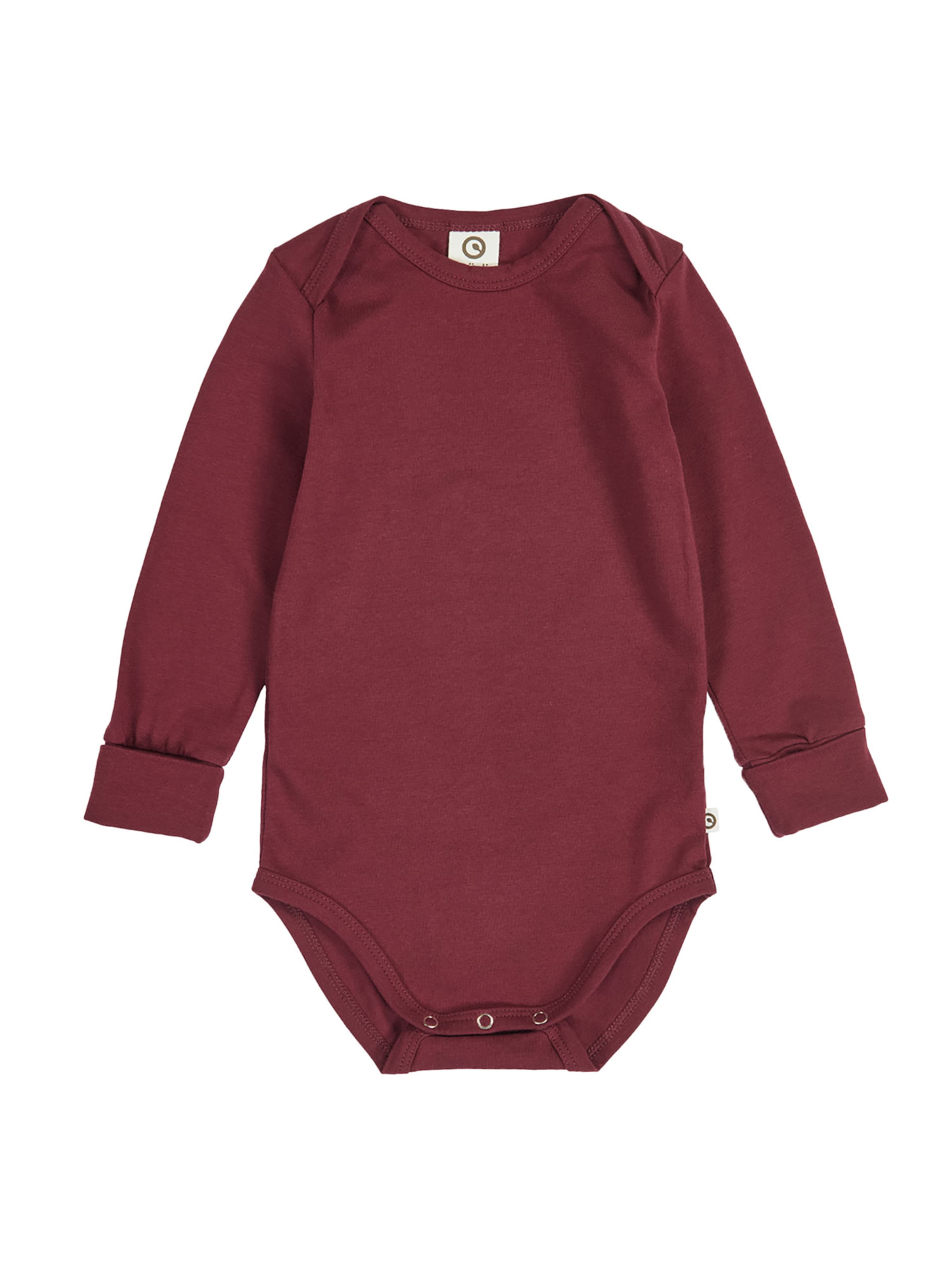 Tutina / body per bambino di Müsli by GREEN COTTON in rosso: frontale