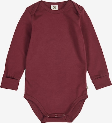 Tutina / body per bambino di Müsli by GREEN COTTON in rosso: frontale