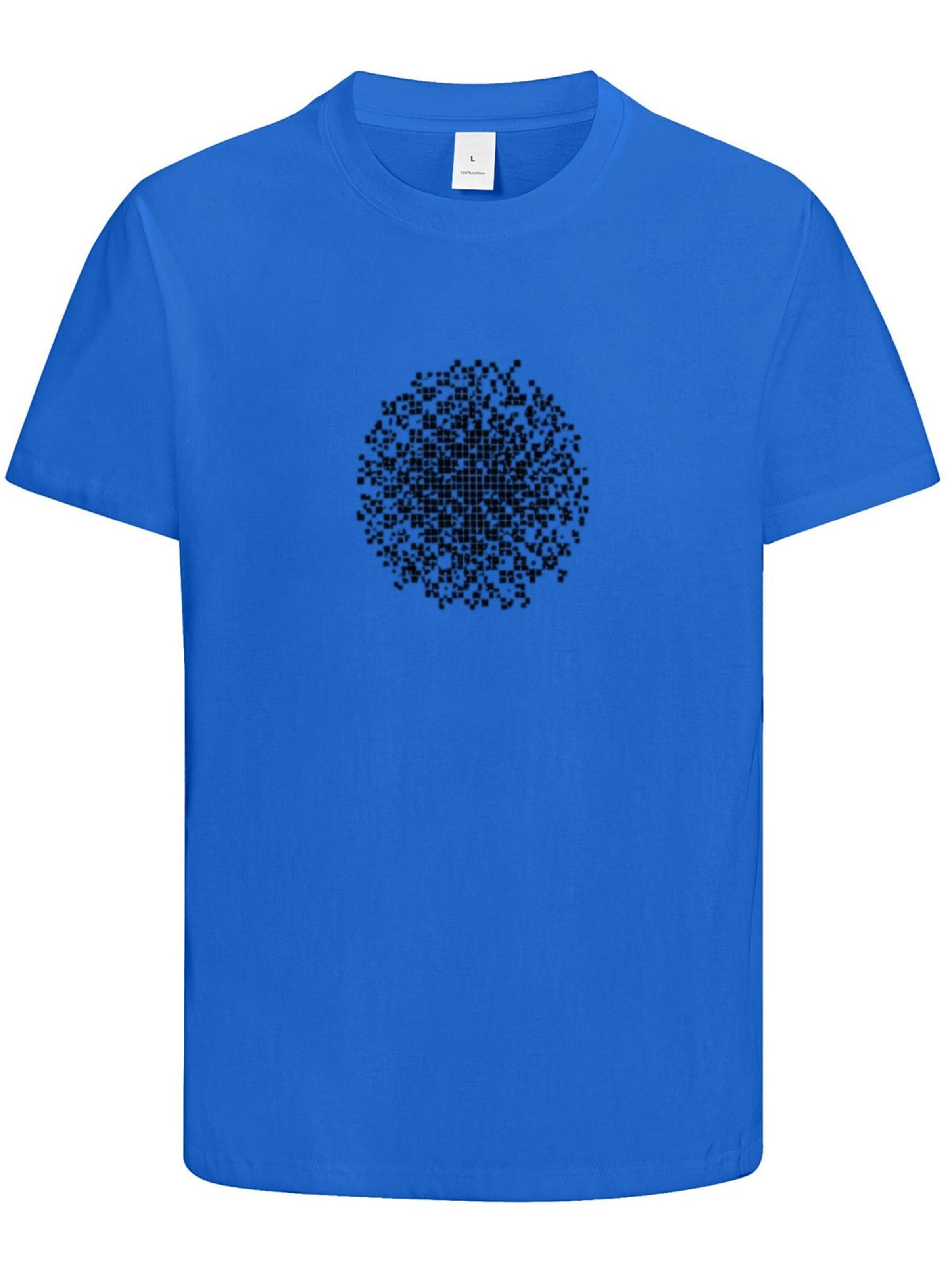 HUSKSWARE Shirt 'Grafik'‌‌‌‌‌ in Blau: Vorderseite