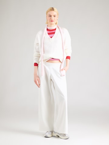 HOLLISTER Zvonové kalhoty Kalhoty – bílá