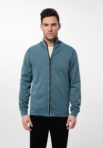 Street One MEN Strickjacke in Blau: predná strana