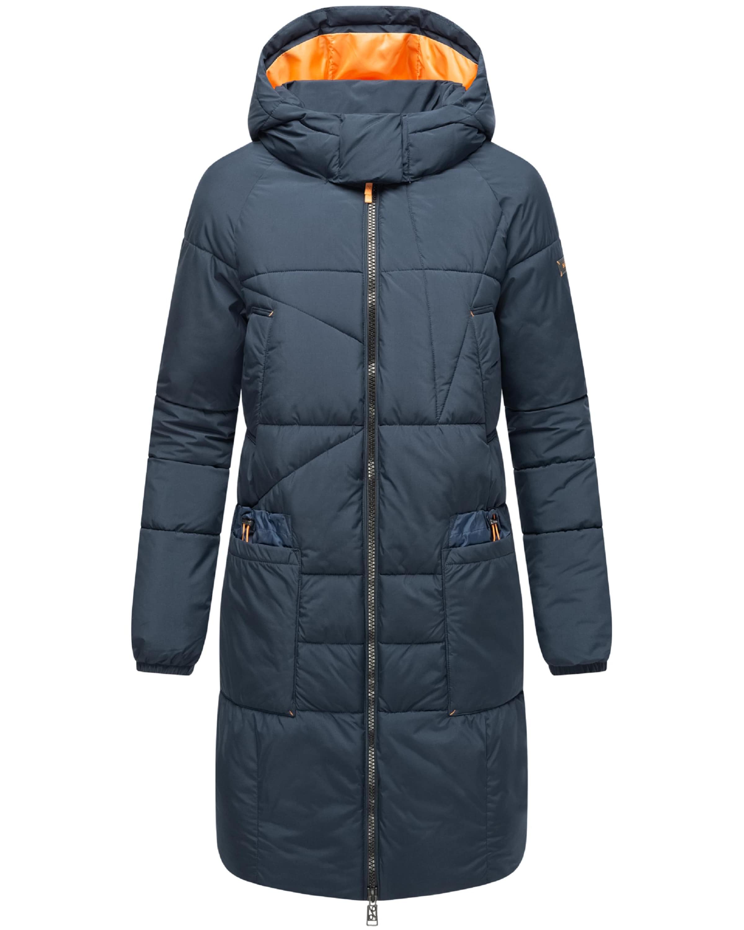 NAVAHOO Winter coat 'Bliblablubb 14' in Blue: front