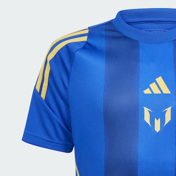 T-Shirt fonctionnel 'Pitch 2 Street Messi' ADIDAS PERFORMANCE en bleu