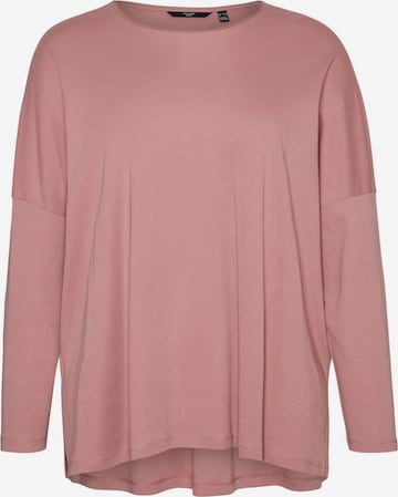 Vero Moda Curve Tričko - ružová: predná strana