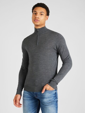 Hackett London Sweater in Grey: front