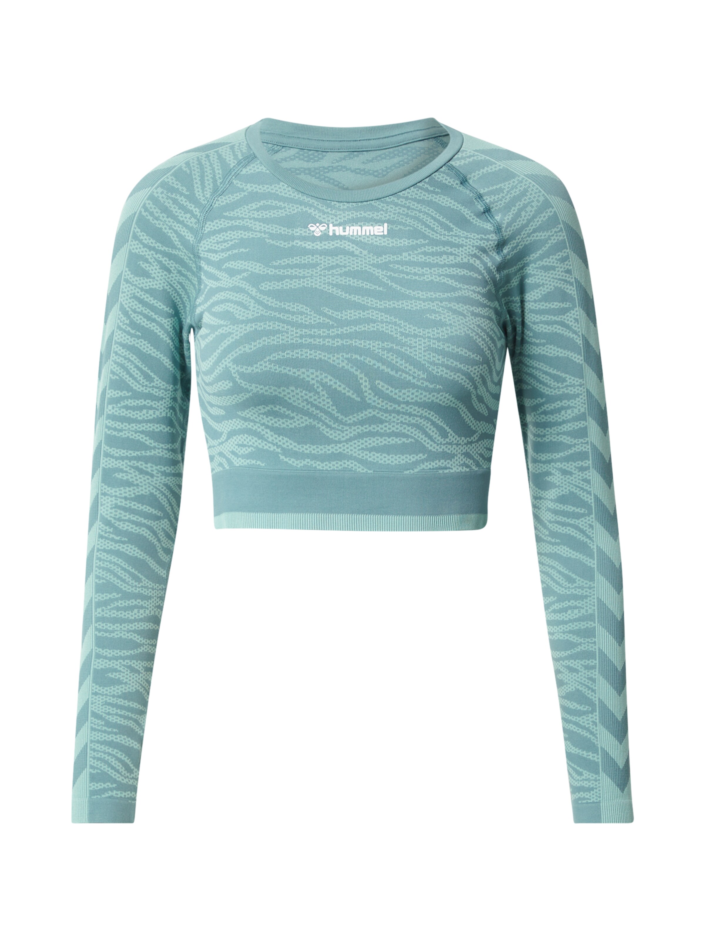 Hummel Functioneel shirt 'Saga' in Groen: voorkant