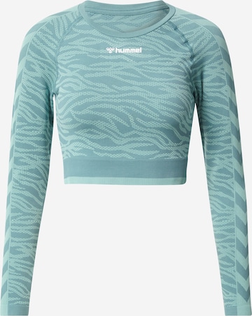 Hummel Performance Shirt 'Saga' in Green: front