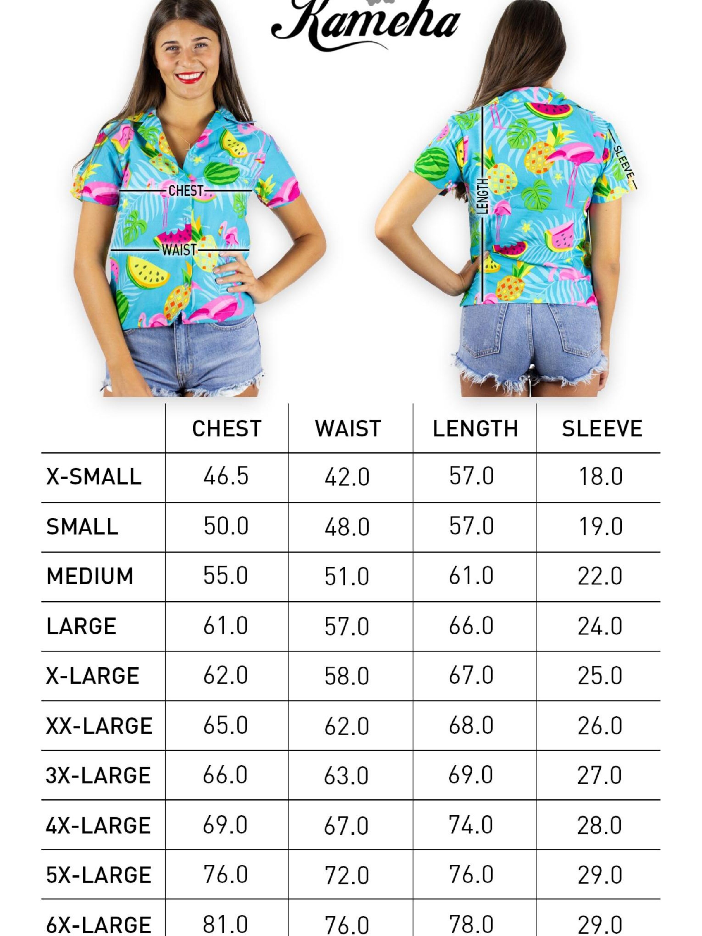 King Kameha Bluse 'Flamingo Melone'‌ in Blau