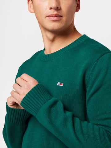 Tommy Jeans Trui 'Essential' in Groen