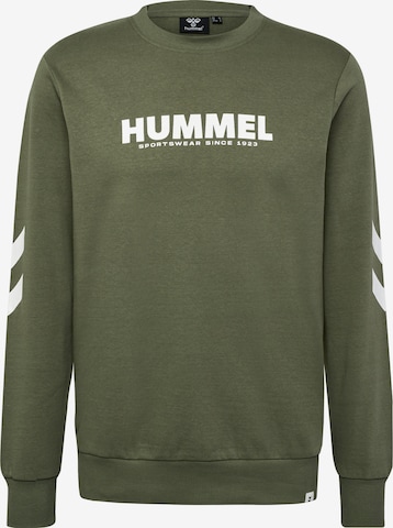 Hummel Sweatshirt 'LEGACY' in Grün: predná strana