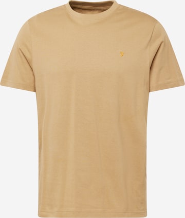 FARAH Shirt 'DANNY' in Beige: voorkant