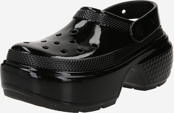 Crocs Clogs 'Stomp' in Black: front