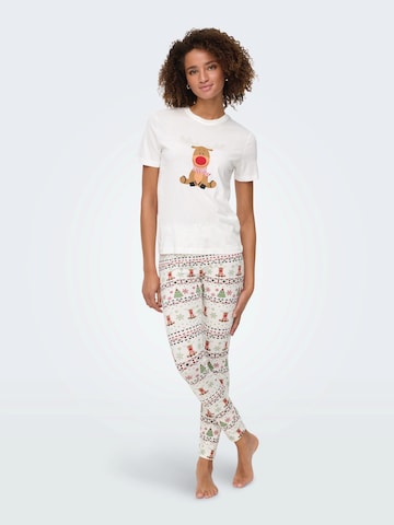 ONLY Pajama 'ONLXmas Elfi' in White