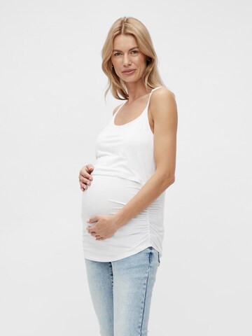 MAMALICIOUS Top 'Alison June' - biela: predná strana