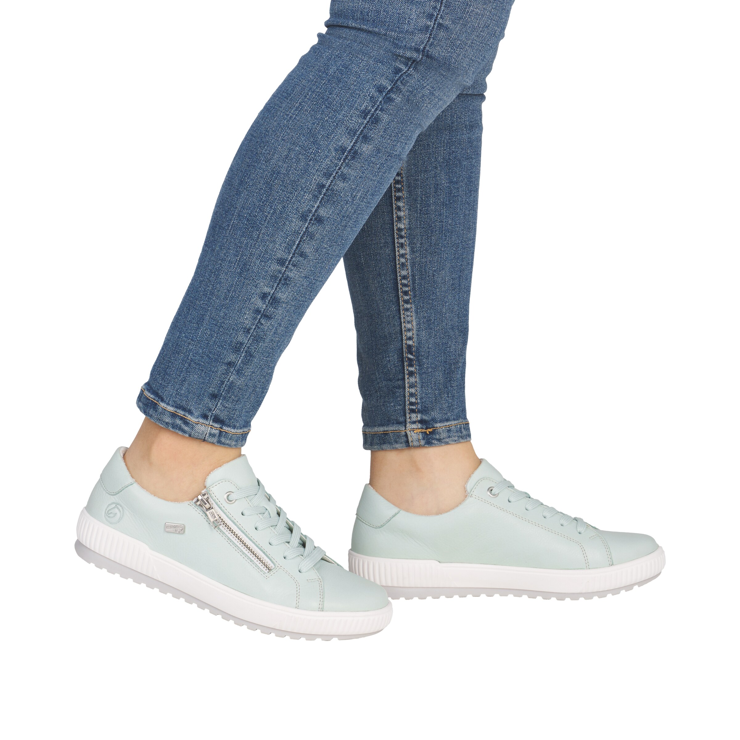 REMONTE Schnürschuh in Grün: Vorderseite