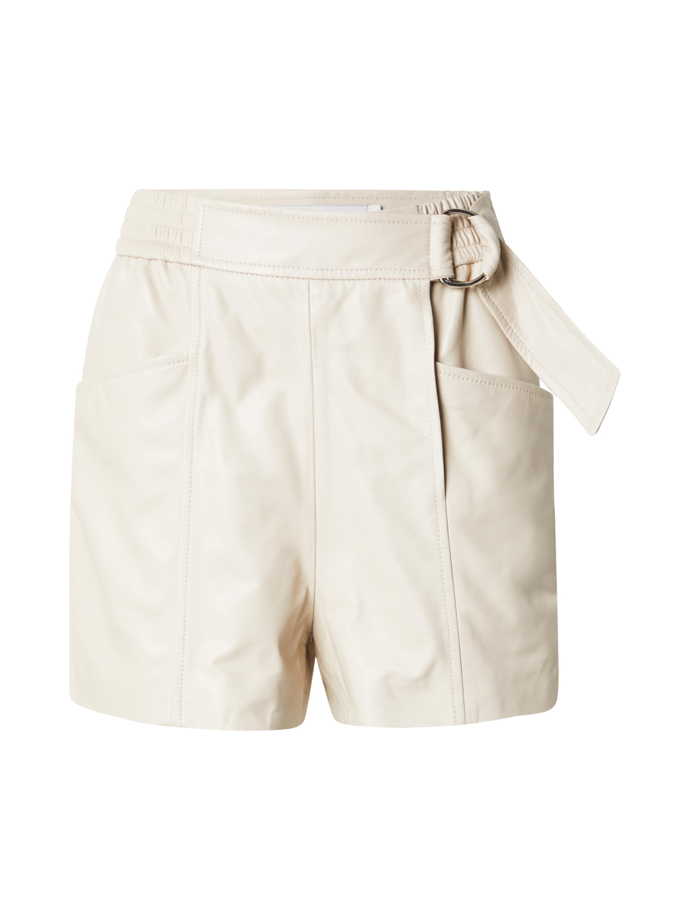 IRO Normální Kalhoty – béžová: přední strana