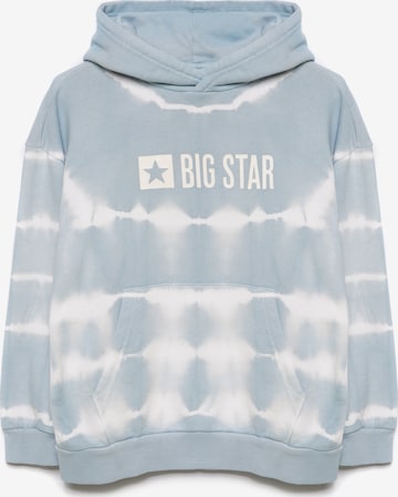 Sweat 'ASHOK' BIG STAR en bleu : devant
