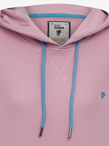 DENIM CULTURE Sweatshirt 'Brooke' in Pink