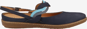 EL NATURALISTA Ballet Flats with Strap in Blue