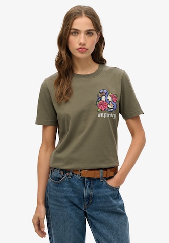 Superdry Shirt in Green: front