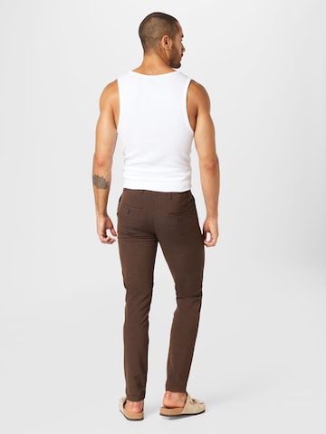 JACK & JONES Slim fit Chino trousers 'Marco Connor' in Brown