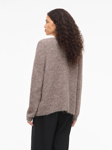 VILA Gebreid vest in Beige